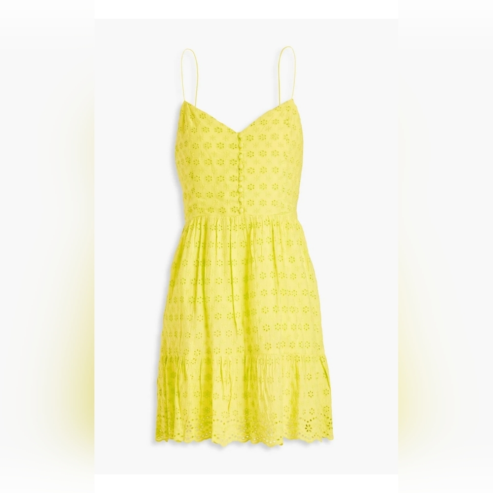 Alice + Olivia Yellow Mini Dress